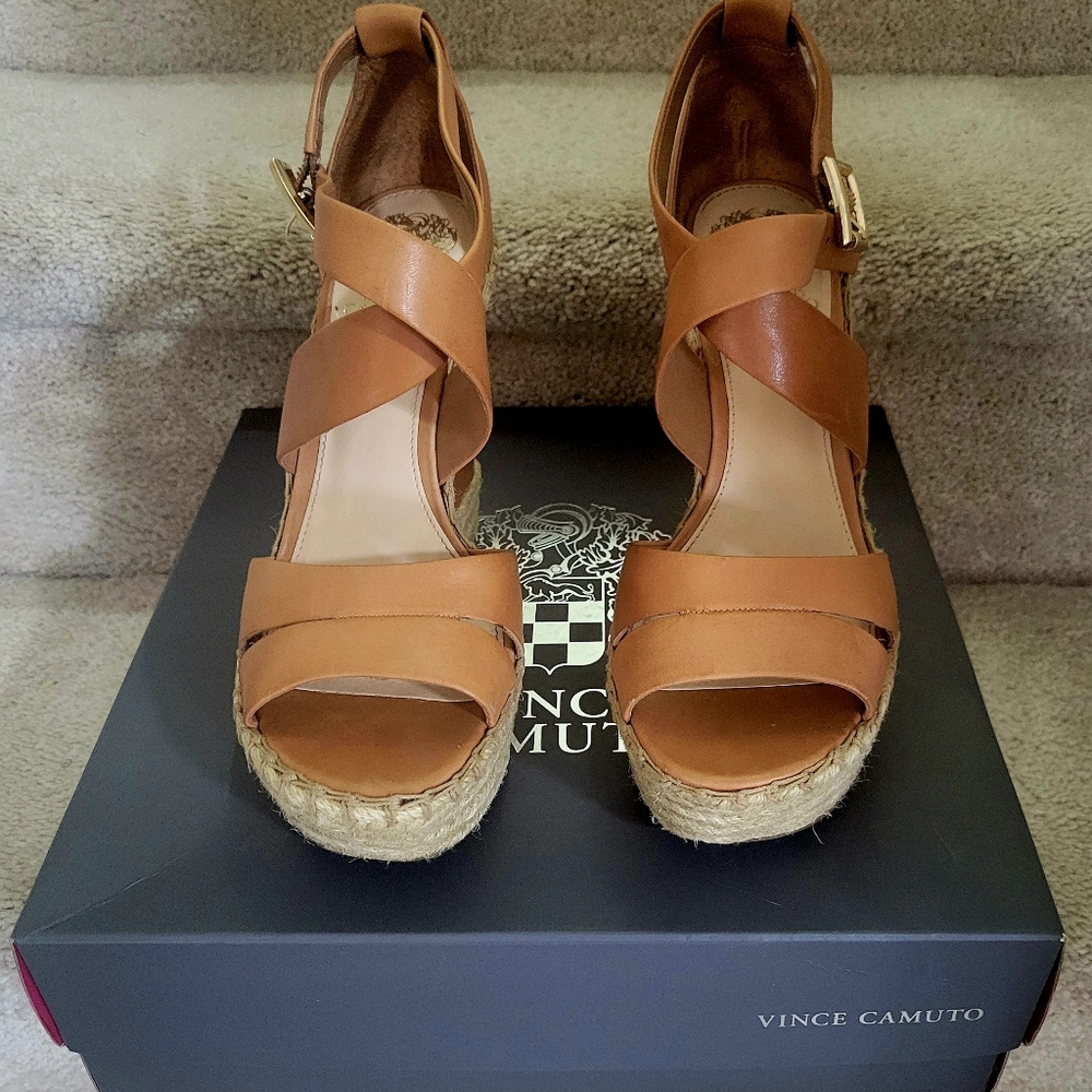 Wedge sandals by Vince Camuto
